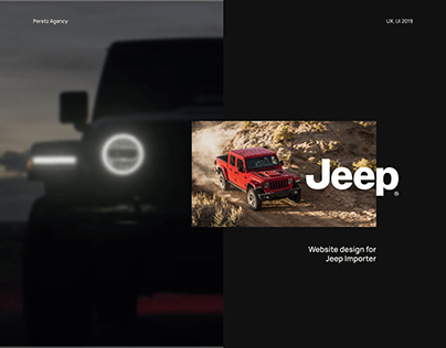 Jeep website design