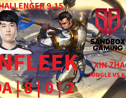 ✅ SB Onfleek Xin Zhao JG vs Kayn - KR Challenger 9.15