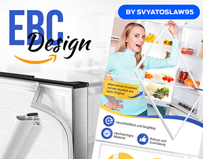 Image Design for Amazon EBC Content (Refrigerator seal)