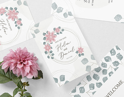 Design of invitation card for Wedding Day