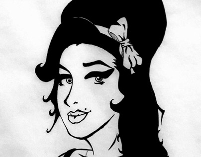 Ilustración Amy Winehouse