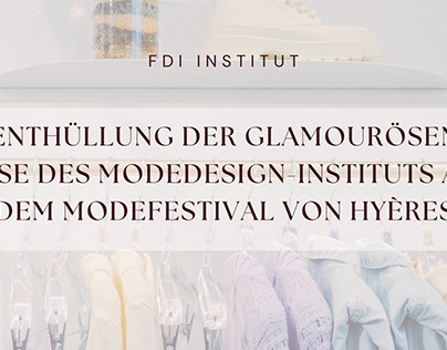 FDI Institut glänzt auf dem Modefestival in Hyères
