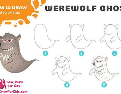 How To Draw A Werewolf Ghost