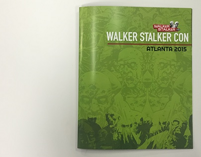 Walker Stalker Con Atlanta 2016 - Booklet Design