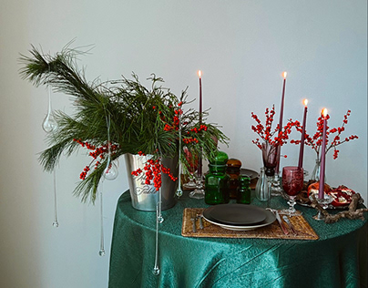 Table setting Christmas