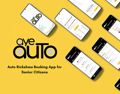 Auto Rickshaw Booking App UI