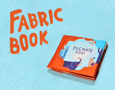 The Fluffy Zoo / Fabric book for kids