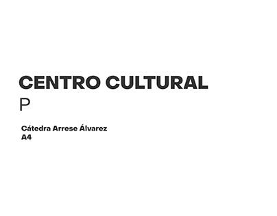 Centro Cultural P- FADU, UBA