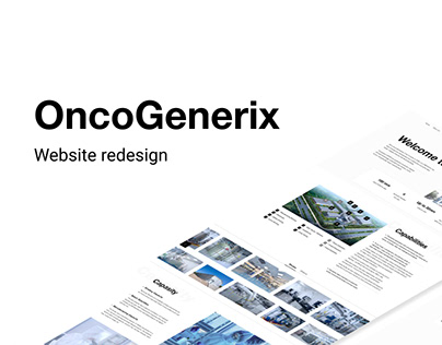 OncoGenerix - Website Redesign