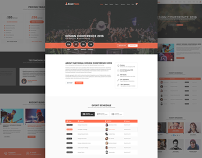 Event Term- Event & Conference PSD Template