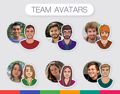 Vector portraits | Team avatars
