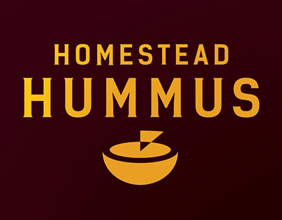 Homestead Hummus Logo & Brand Identity