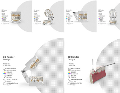 Download Free Dental Realistic PSD Resources