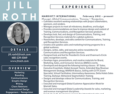 Jill Roth's Resume