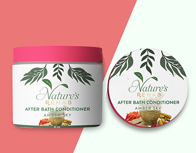 Label Design For a Body Butter Product.