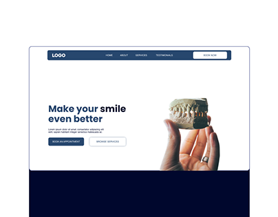 Upcoming dental Website 1