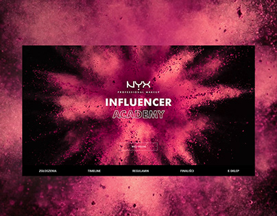 NYX INFLUENCER ACADEMY - Branding&Website Design