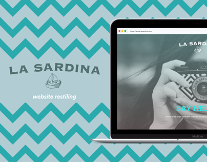 La Sardina - website restyling