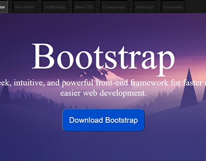 Bootstrap simple layout