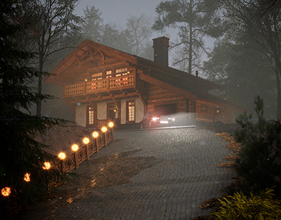Villa in the forest