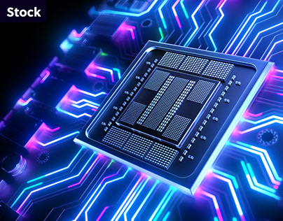 Stock / 3D Rendering / Circuit Board Visual Effects