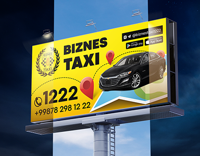 Дизайн билбордов | Biznes Taxi