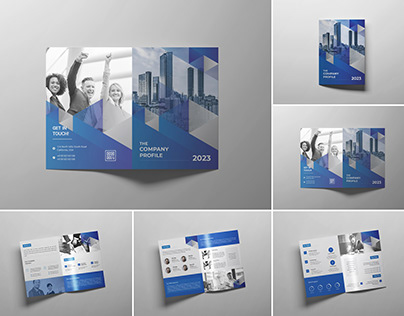 8 page/multi pages brochure design