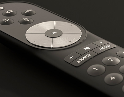 Smart TV remote industrial design