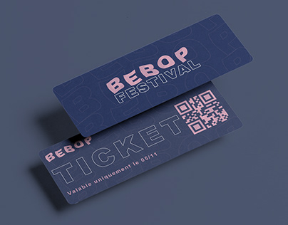 Redesign identité Bebop Festival - Projet fictif
