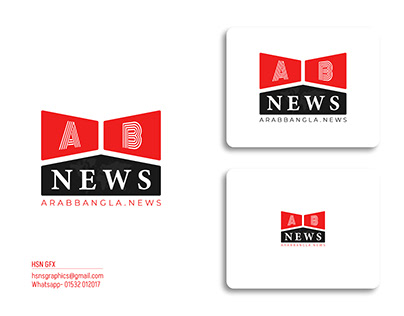 AB News Logo Design