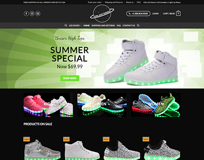 Galaxy LED Shoes | Kids LED Shoes | Unisex LED Sneakers