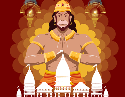 Hanuman Ji Projects | Photos, videos, logos, illustrations and branding on  Behance
