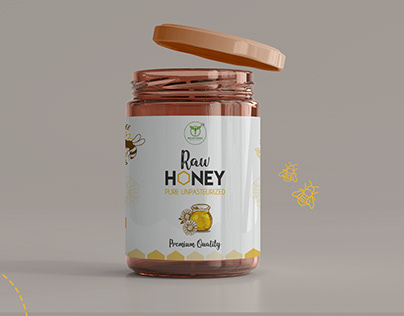 LABEL DESIGN - Raw Honey