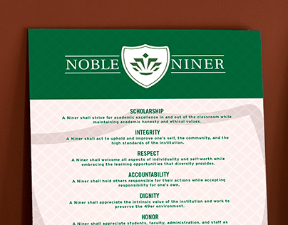 UNC Charlotte Office of Student Conduct Poster