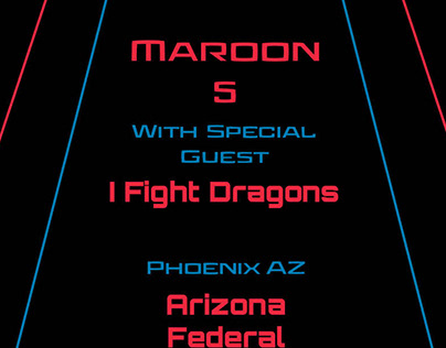 Maroon 5 Concert Poster