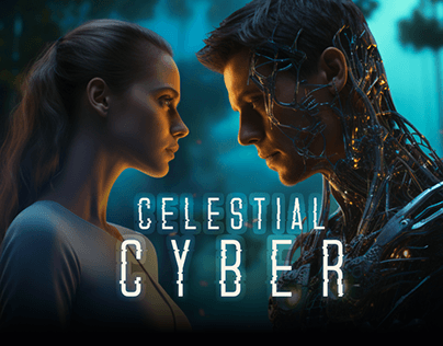 The trailer of Celestial Cyber creating in AI cinema
