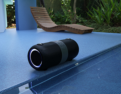 Bluetooth speaker photo realistic render