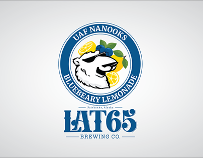 LAT65 x UAF Bluebeary Lemonade Logo