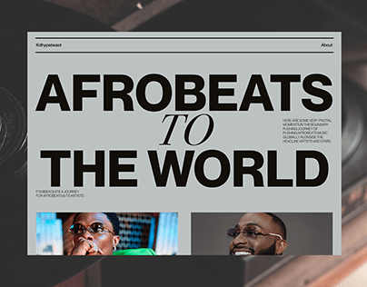 Afrobeats to the world