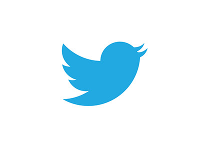 Twitter logo using Golden Ration