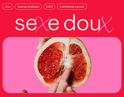Sexe Doux: ui/ux web&mobile concept