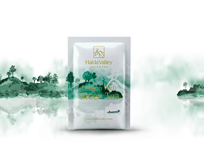 Green Tea - Packet Design by Halda Valley