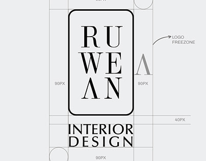 RUWEAN | Brand Identity for Interior Designer Logotype