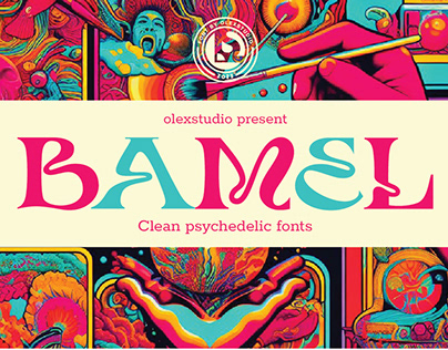 BAMEL - Psychedelic Font