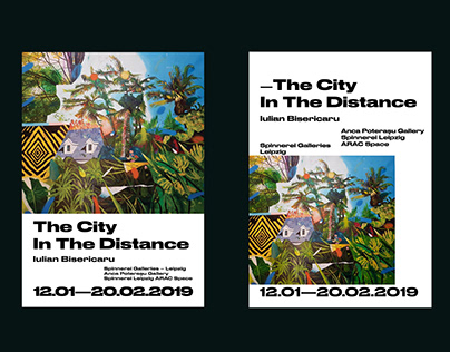 EXHIBITION POSTER - THE CITY IN THE DISTANCE