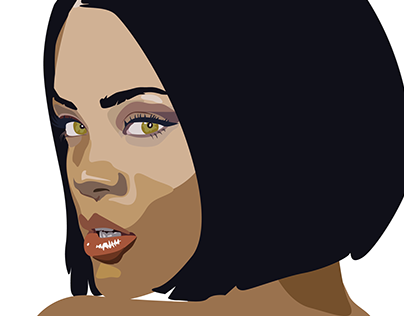 Rihanna vector art