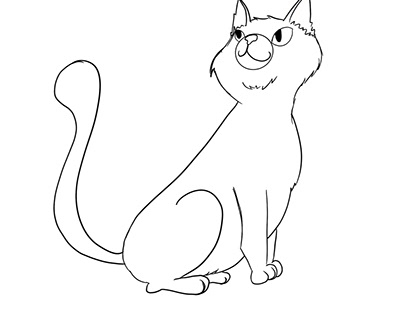Cartoon Cat practice process