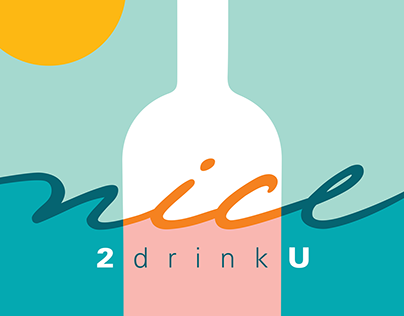 NICE to drink you poster for plakatkombinat.com