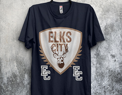 ELKS CITY FOOTBALL SUPPROTER T-SHIRT