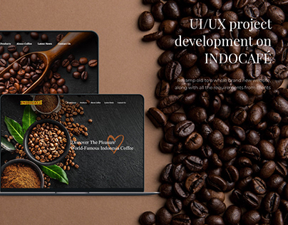 UI/UX project development - Indocafe